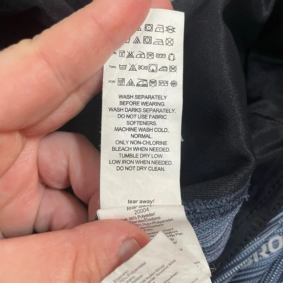 NWOT Brooks Women’s Urban Run Capri Patterned Leggings in Blue Size S - Picture 13 of 13